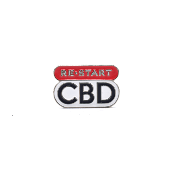 RESTART CBD Enamel Pin