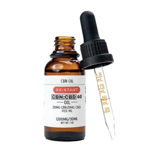 CBN + CBD Oil 40MG/mL (PM Formula)