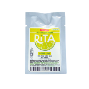 RESTART Rita Delta 9 THC 5MG + CBD 5MG  Gummies Agave Lime 2-ct (Reg. Price $5)