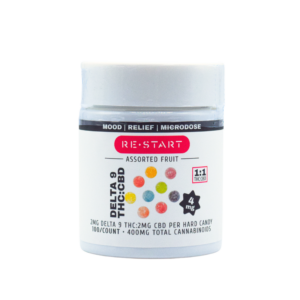 Microdose Delta 9 THC 2MG Hardy Candy 100-ct