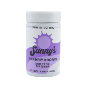 Sunny's Delta 9 THC 10mg Blackberry Lemonade Gummies (Save 20%)