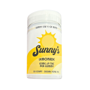 Sunny's Delta 9 THC 10mg Lemonade Gummies (Save 20%)