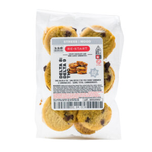 Delta 9 THC 5MG + Delta 8 THC 5MG Mini Chocolate Chip Cookies 6-ct