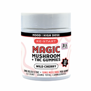 Delta 9 Magic Mushroom Gummies + Muscimol 30mg Wild Cherry