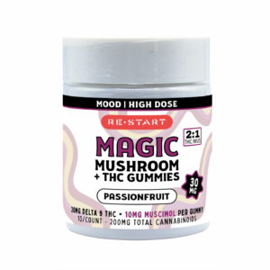 Delta 9 Magic. Mushroom Gummies + Muscimol 30mg Passion Fruit