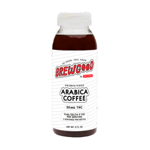 Brewgood THC Infused Arabica Coffee 10mg 8oz No Sugar