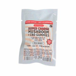 CBD Super Charge Mushroom Gummy 1-ct Wildberry