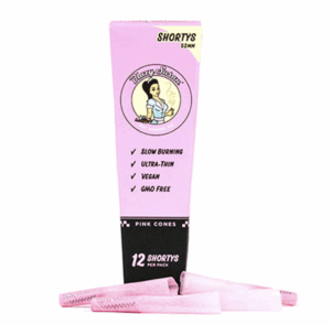 Blazy Susan Pink Rolling Cones - Shorties 12/pk