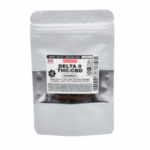 Delta 9 THC CBD 15MG Infused Caramels 4-ct (Save 20%)