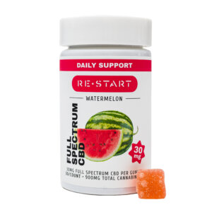 CBD Full Spectrum 40MG Gummies Watermelon 30-ct