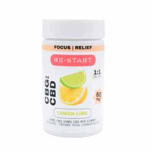 CBG CBD Drive + Focus Gummies 60MG 30-ct Lemon Lime (Reg. Price $59)