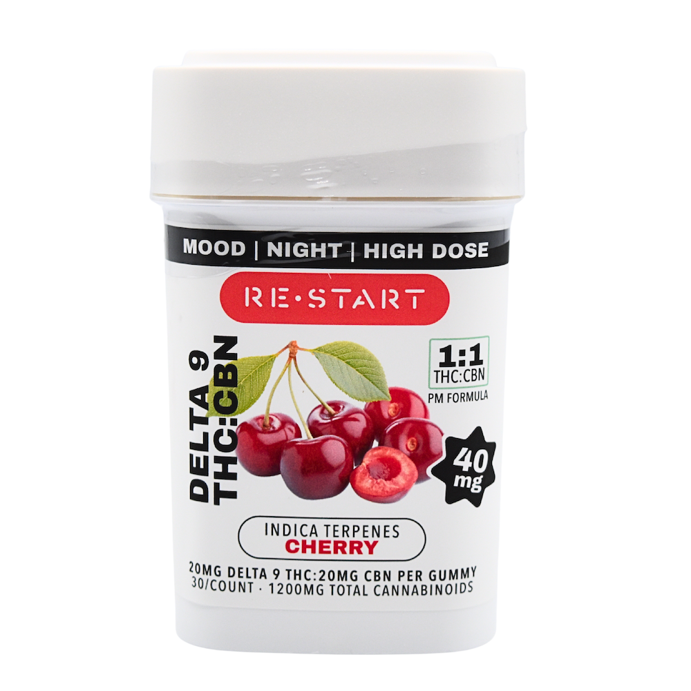 Delta 9 THC CBN Gummies 40MG - Indica Cherry - Image 3