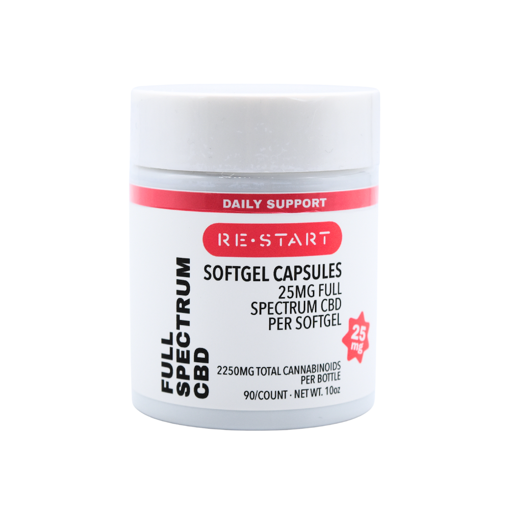 Full Spectrum CBD Softgels 25mg 90-ct (Reg. Price $90)