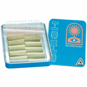 SHISH Hash Infused Pre-Rolls Green Apple Gas x Lemon Z (H/I) 12/pk