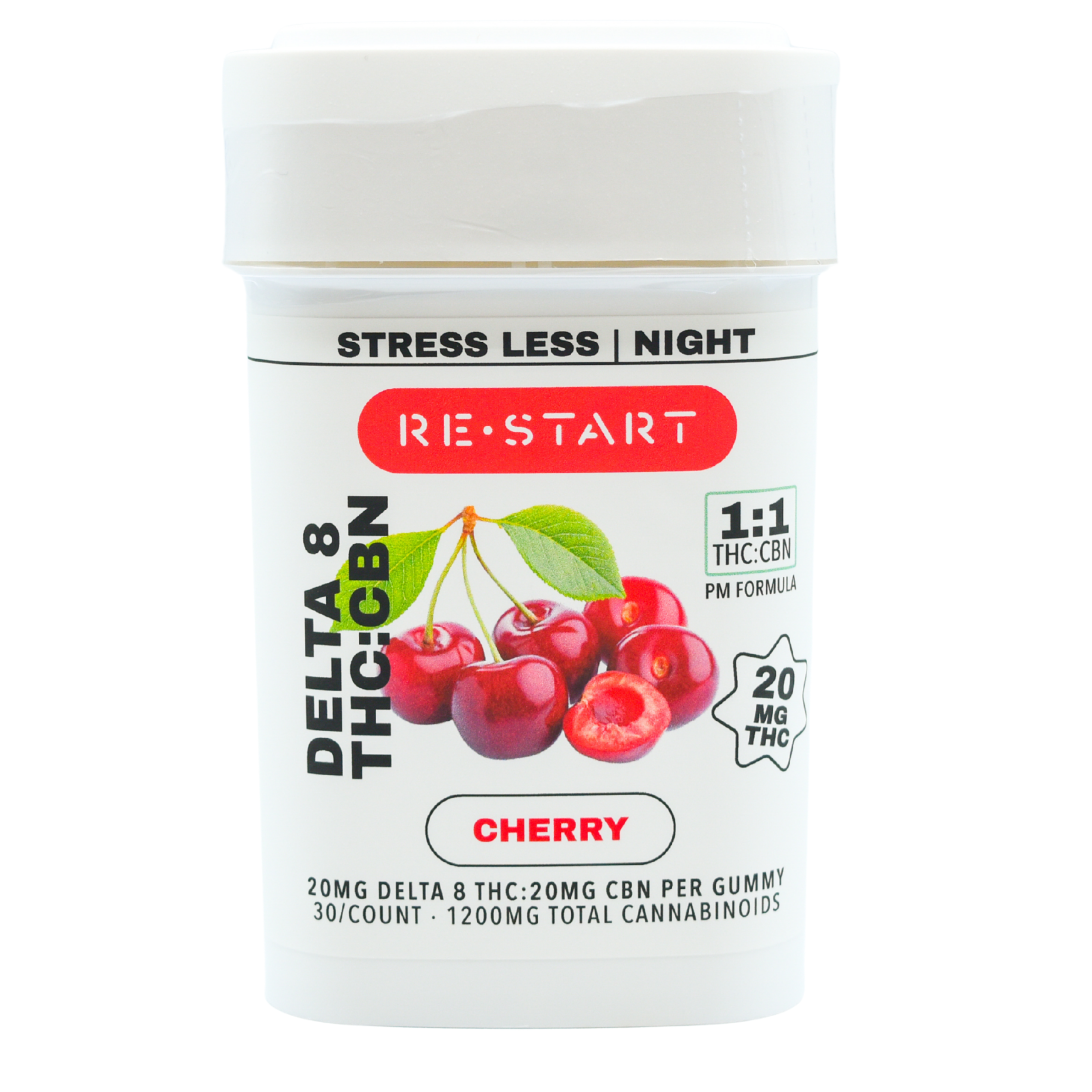 Delta 8 THC CBN 40MG Gummies - Cherry - Image 2