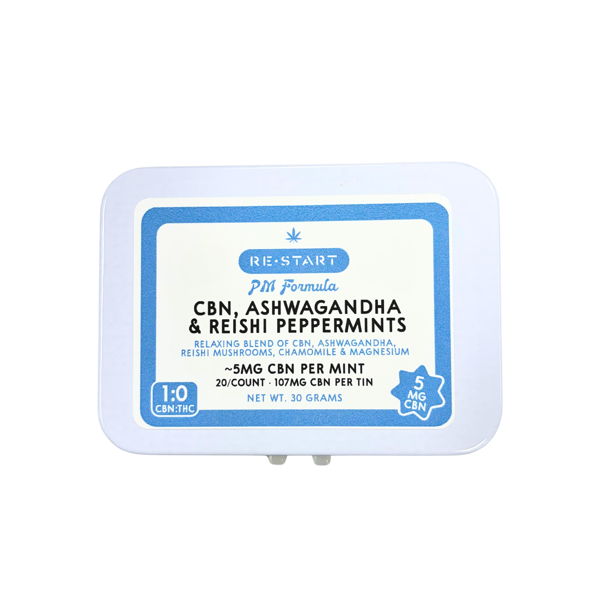 CBN Reishi Ashwaghanda Sleep Mints 20-ct