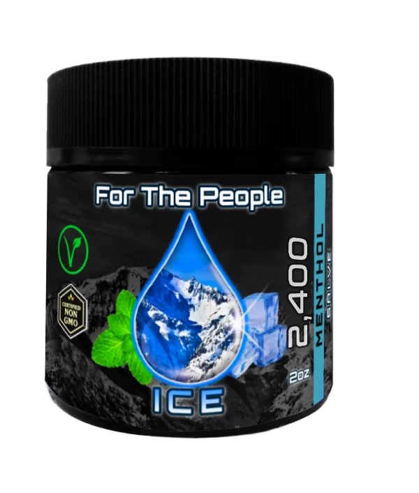 Unrefined Menthol CBD Salve Topical Ice 2400mg
